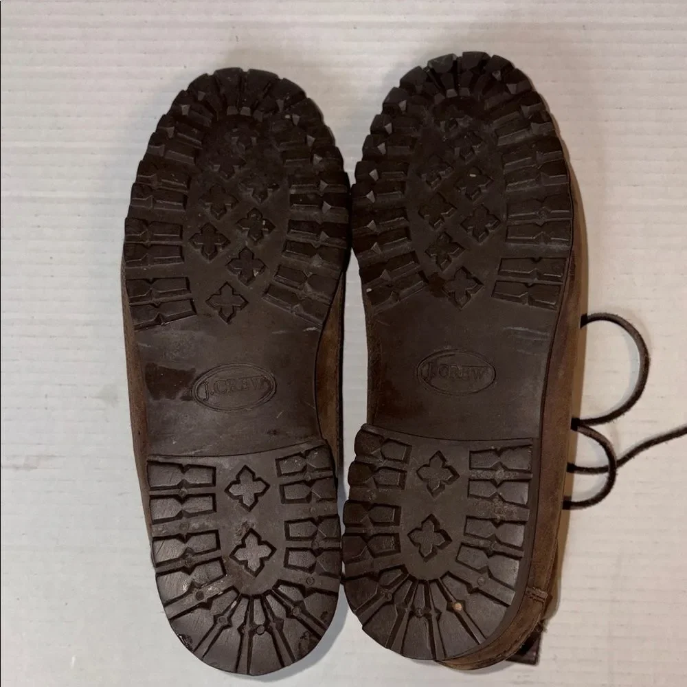 J. Crew brown leather ankle boots size 9